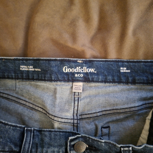 Men's Blue Jeans - Picture 3 of 4